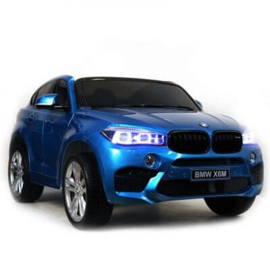 Masinuta electrica BMW X6 M XXL Blue cu doua locuri si roti de cauciuc Masinuta electrica BMW X6 M XXL Blue cu doua locuri si roti de cauciuc